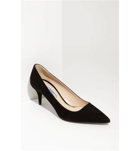 prada leather pump|prada suede pumps nordstrom.